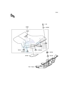 NINJA H2R ZX1000YHF EU drawing Seat