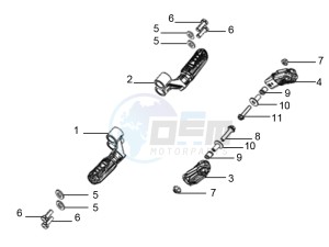 ETX 150 drawing Footrest