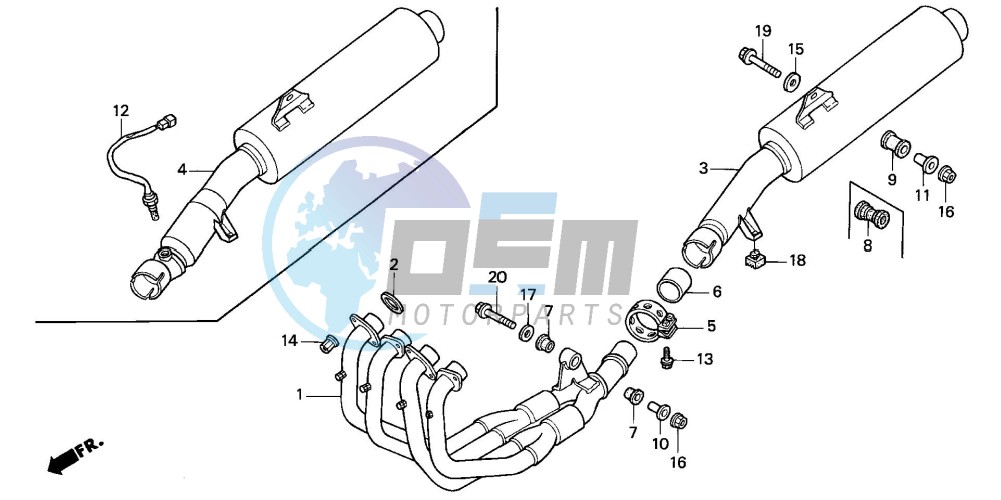 EXHAUST MUFFLER