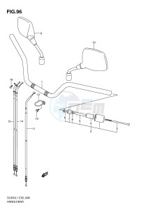 DL650 (E2) V-Strom drawing HANDLEBAR (DL650AL1 E2)