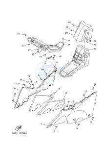 YXZ1000 YXZ10YMXJ (2HCR) drawing SIDE COVER 2