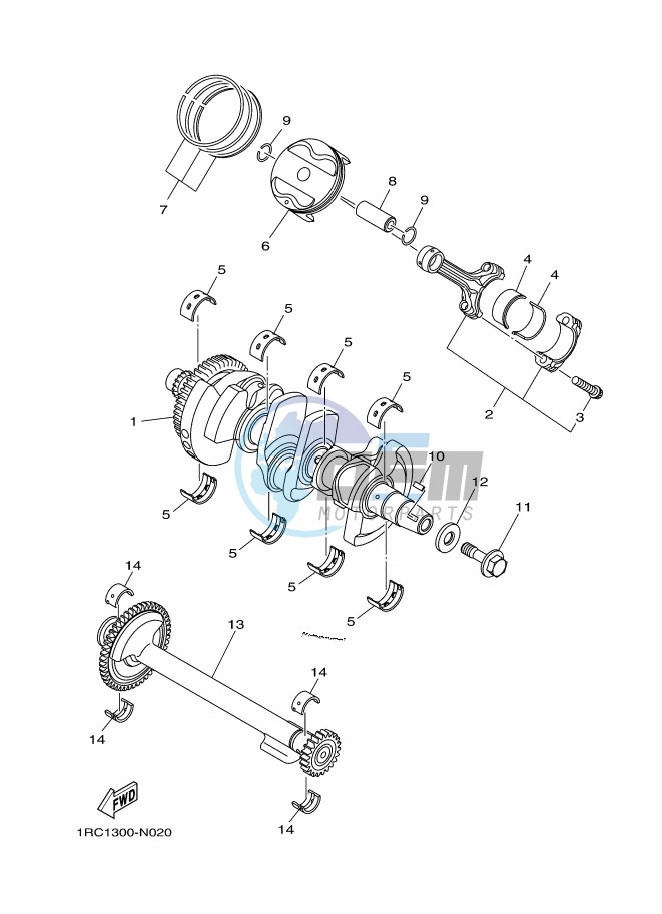 CRANKSHAFT & PISTON