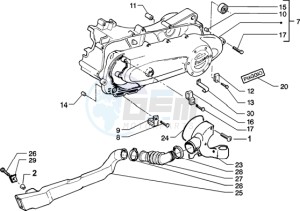 Zip 50 4T drawing Clutch cover