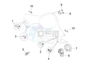 Granturismo 200 L USA drawing Selectors - Switches - Buttons