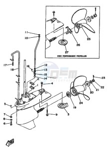 90A drawing LOWER-CASING-x-DRIVE