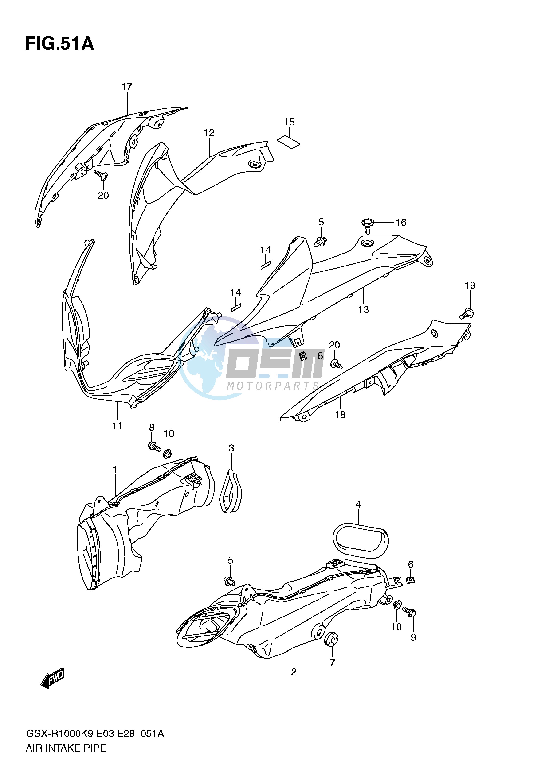 INTAKE PIPE (MODEL L0)