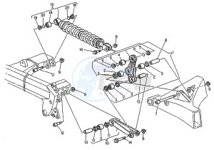 MITO EURO2 125 drawing REAR SHOCK ABSORBER