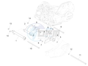 GTS 125 GTS SUPER 125 4T IE ABS E4 (EMEA) drawing Swinging arm