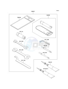 KVF 750 C [BRUTE FORCE 750 4X4I] (C6F-C7F) C7F drawing OWNERS TOOLS