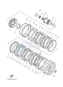 XP500A T-MAX 530 (2PWC) drawing CLUTCH