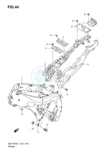 GSX-R750 drawing FRAME L1