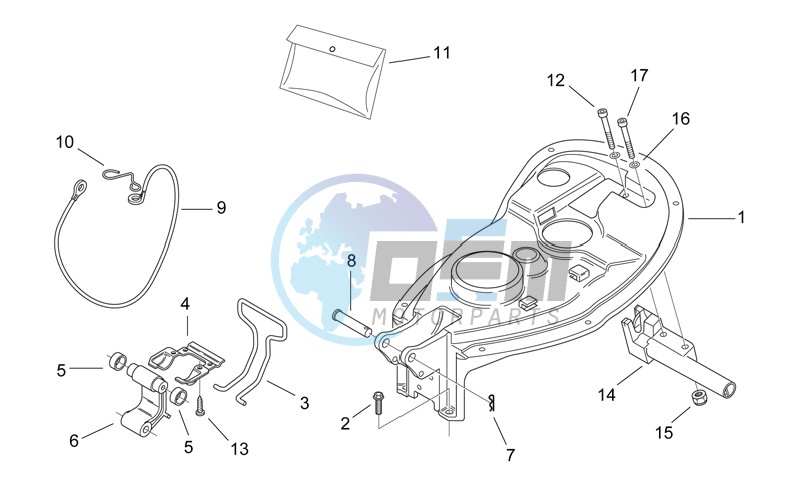 Rear body II - Seat components