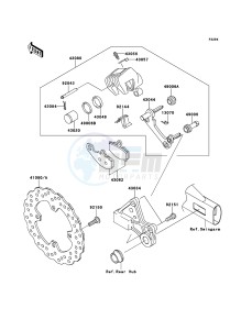 ER-6f EX650CBF GB XX (EU ME A(FRICA) drawing Rear Brake