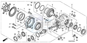 VFR1200FC drawing FINAL DRIVEN GEAR