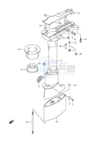 DF 4 drawing Drive Shaft Housing