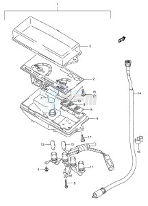 AE50 (E1) drawing SPEEDOMETER (E24)