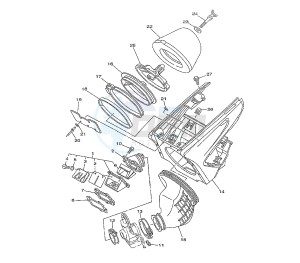 YZ LC 250 drawing INTAKE