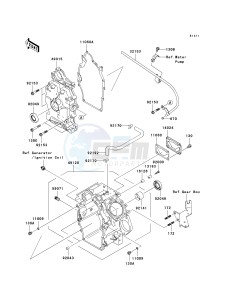 KAF 620 M [MULE 4010 4X4] (M9F) MAF drawing CRANKCASE