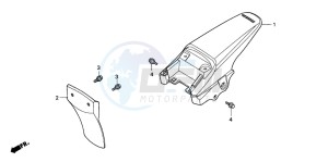 CRF100F drawing REAR FENDER