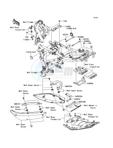 ER-6f ABS EX650B7F GB XX (EU ME A(FRICA) drawing Frame Fittings(-JKAEX650ABA022143)