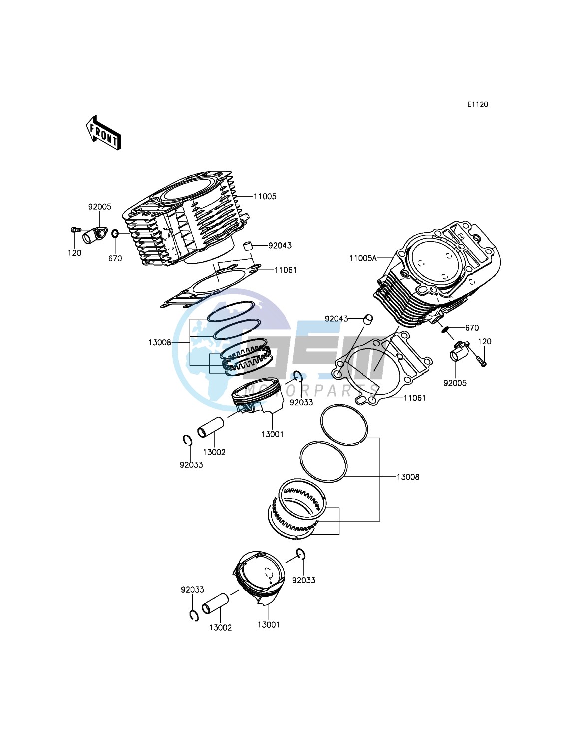 Cylinder/Piston(s)