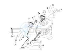 ZIP 100 4T (Vietnam) drawing Front headlamps - Turn signal lamps