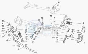 California 1100 Vintage Classic-Touring drawing Stands