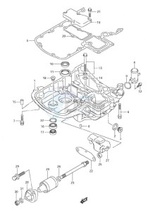 DF 115 drawing Engine Holder (S/N 681518 & Newer)