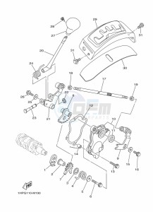 YFM700FWBD KODIAK 700 EPS (BGF1) drawing SHIFT SHAFT