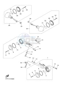 XVS950CU XV950R XV950 R-SPEC (2DX7) drawing FLASHER LIGHT