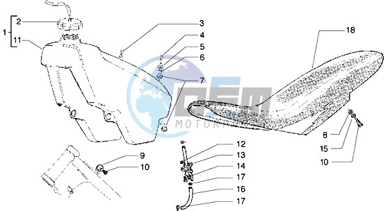 Tank-saddle