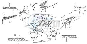 NSR50F drawing STRIPE/MARK (NSR50FR)