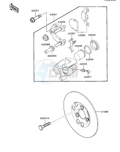 KD 80 N [KD80] (N1-N3) [KD80] drawing FRONT BRAKE