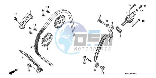 CAM CHAIN/TENSIONER