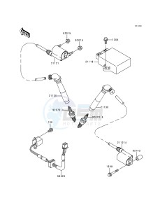 VN 800 B [VULCAN 800 CLASSIC] (B1-B5) [VULCAN 800 CLASSIC] drawing IGNITION SYSTEM