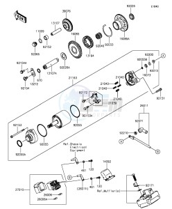 NINJA ZX-10R ABS ZX1000SGFA XX (EU ME A(FRICA) drawing Starter Motor