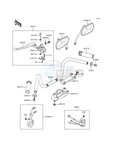 EN 500 A [VULCAN 500] (A1-D5) [VULCAN 500] drawing HANDLEBAR