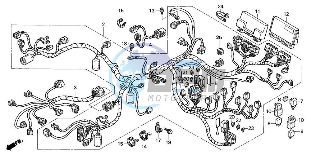 WIRE HARNESS (ST1300A)