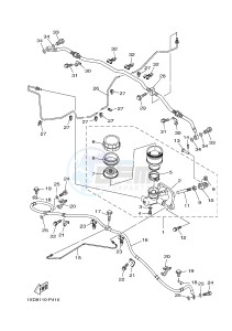 YXM700E YXM70VPXH VIKING EPS (B42F) drawing MASTER CYLINDER