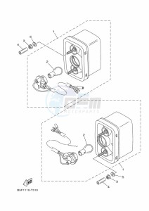 YXM700E YXM70VPXK (B5FF) drawing TAILLIGHT