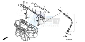 CBR600RA9 Europe Direct - (ED / ABS MME) drawing FUEL INJECTOR