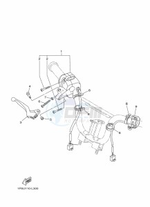 TT-R50E (BEG7) drawing HANDLE SWITCH & LEVER