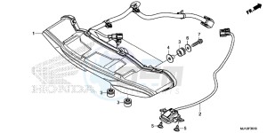 CTX1300AE CTX1300A UK - (E) drawing REAR COMBINATION LIGHT