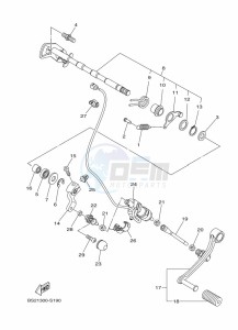 MT-09 MTN850-A (BS2G) drawing SHIFT SHAFT