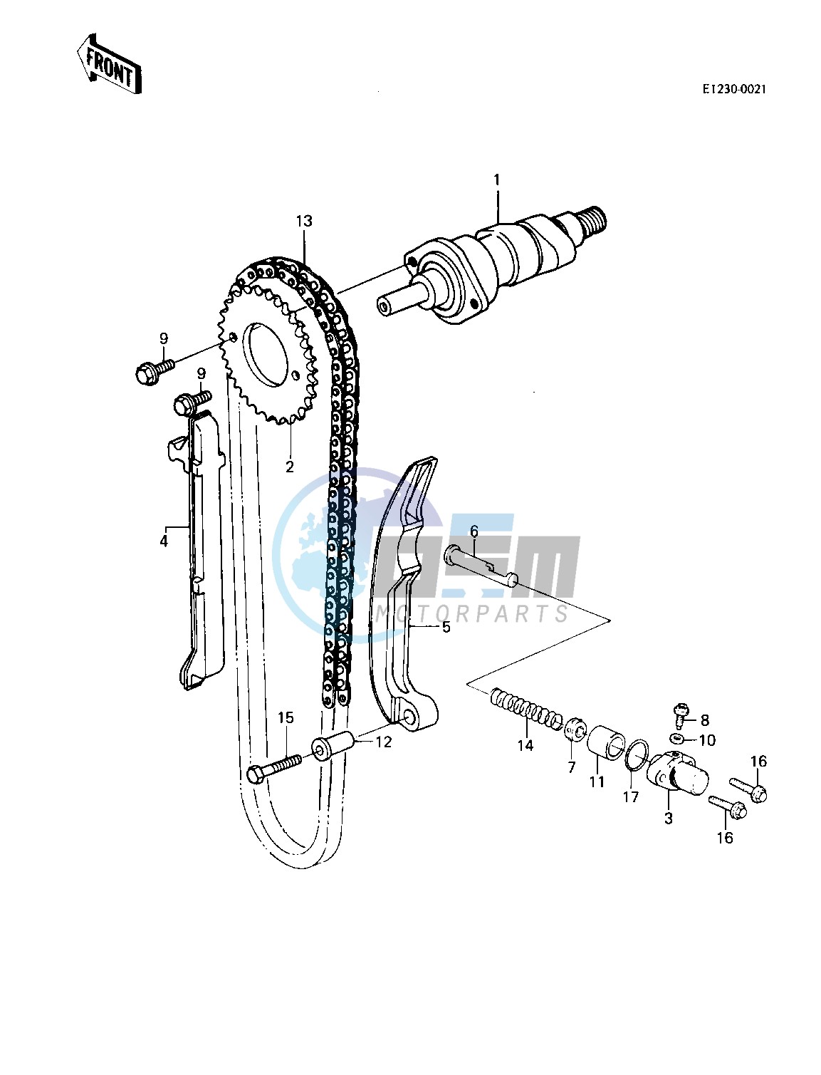 CAMSHAFT_CHAIN_TENSIONER -- 83 KLT200-A4_A4A- -