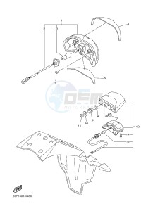 FZ8-N FZ8 (NAKED) 800 (2SH5) drawing TAILLIGHT