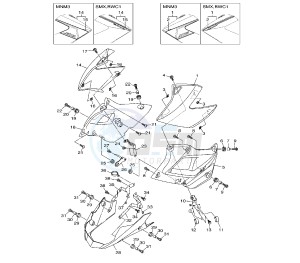 XJ6-NA ABS 600 drawing SIDE COVER 2