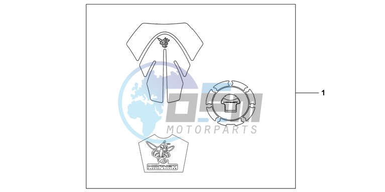 TANK PAD/ FUEL FILLER CAP