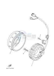 YFM700R YFM70RSBG RAPTOR 700R (2LS7) drawing GENERATOR