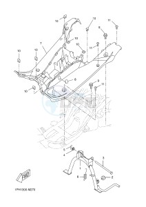 NS50 AEROX (1PH1 1PH1 1PH1) drawing STAND & FOOTREST